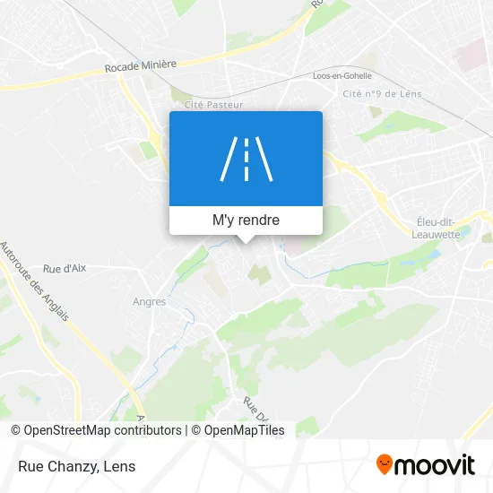 Rue Chanzy plan