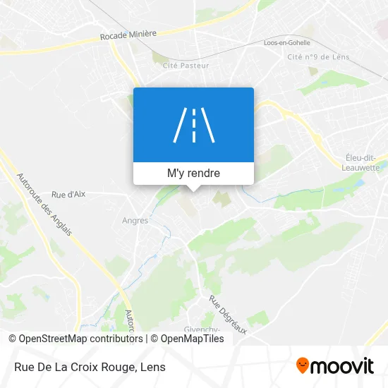 Rue De La Croix Rouge plan