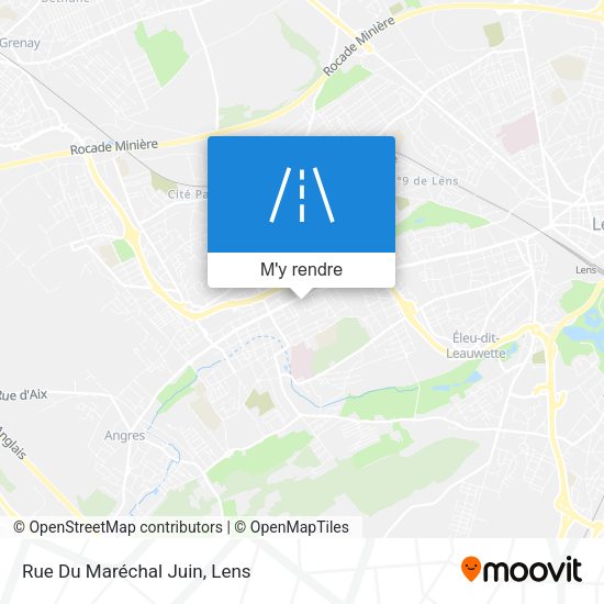Rue Du Maréchal Juin plan
