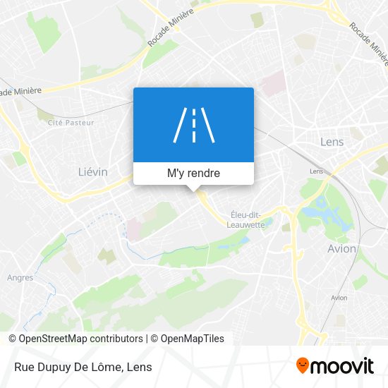 Rue Dupuy De Lôme plan