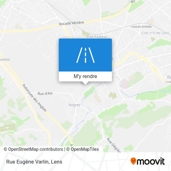 Rue Eugène Varlin plan