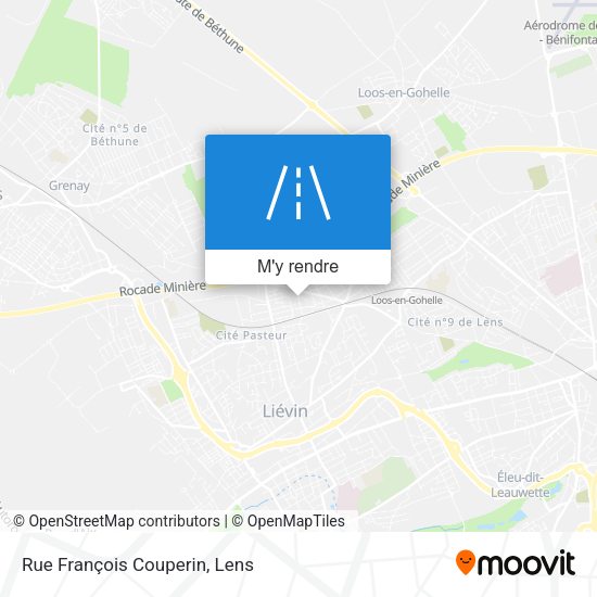 Rue François Couperin plan