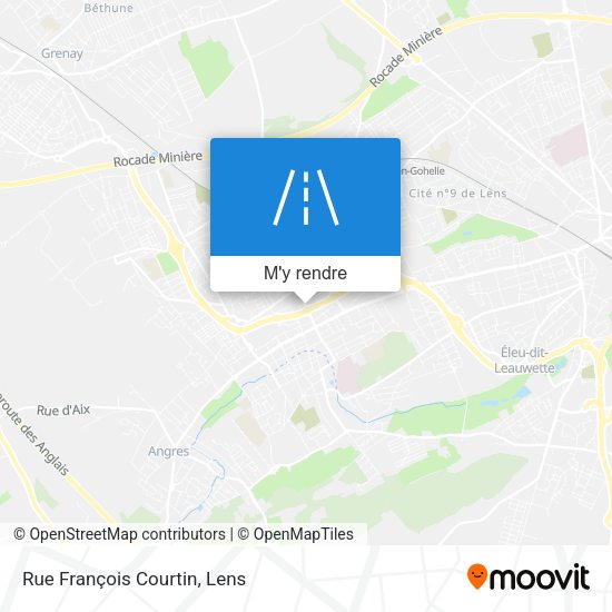 Rue François Courtin plan