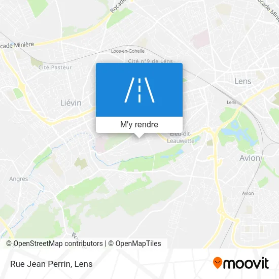 Rue Jean Perrin plan