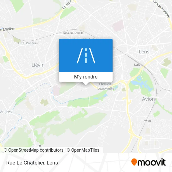 Rue Le Chatelier plan