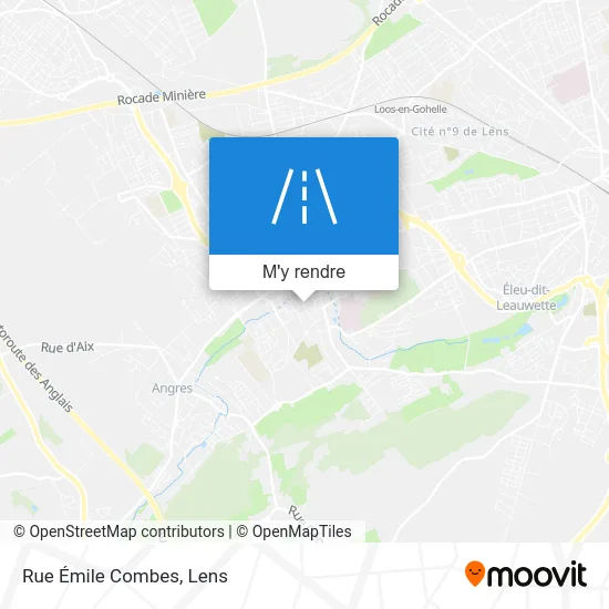 Rue Émile Combes plan