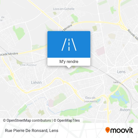 Rue Pierre De Ronsard plan
