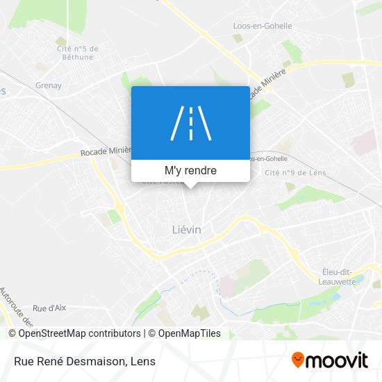Rue René Desmaison plan