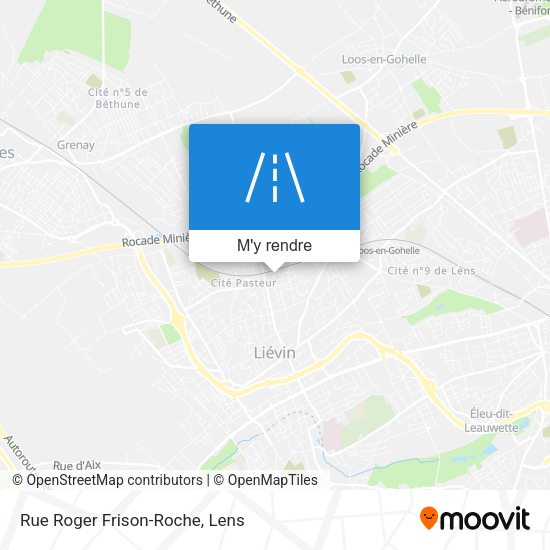 Rue Roger Frison-Roche plan