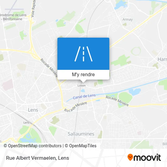 Rue Albert Vermaelen plan