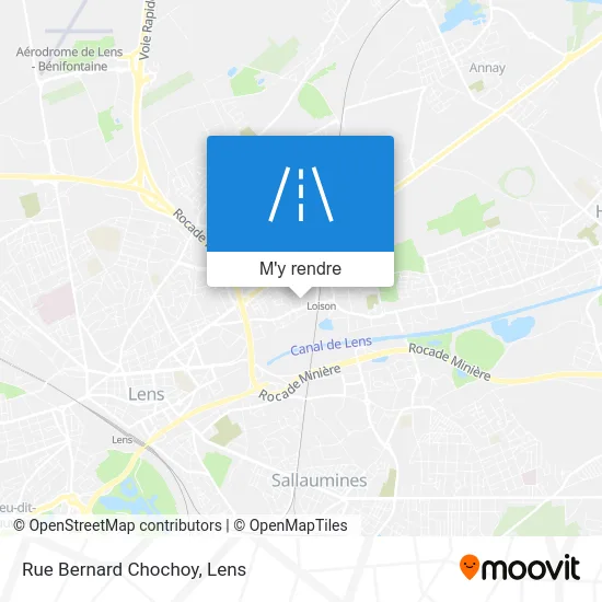 Rue Bernard Chochoy plan