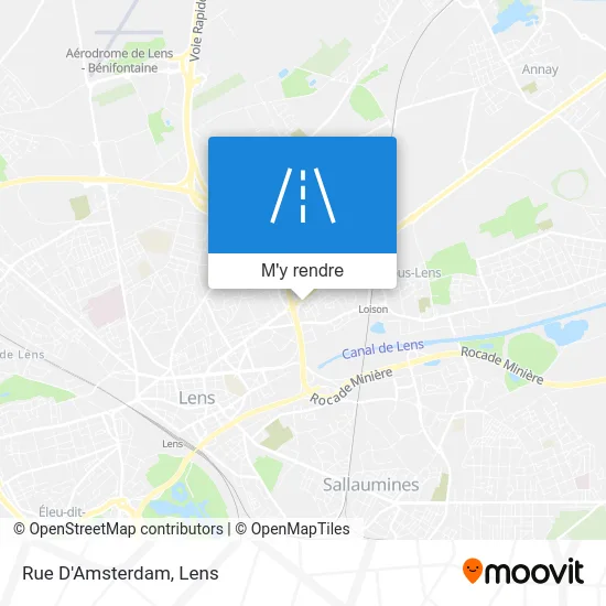 Rue D'Amsterdam plan