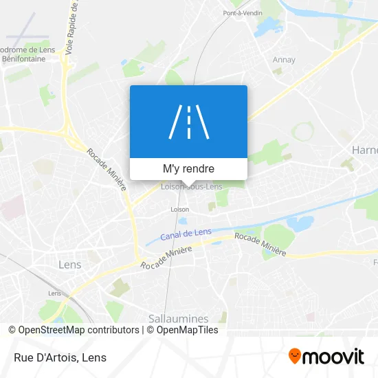 Rue D'Artois plan