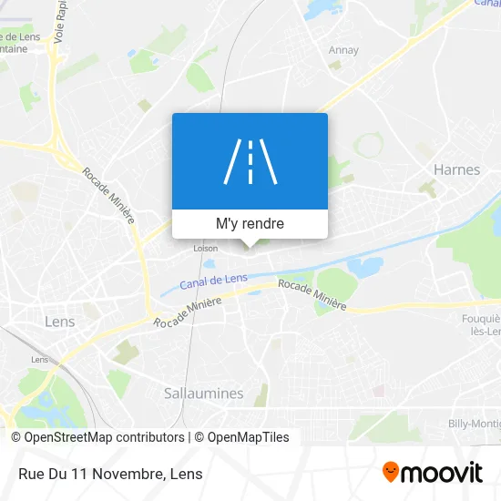 Rue Du 11 Novembre plan