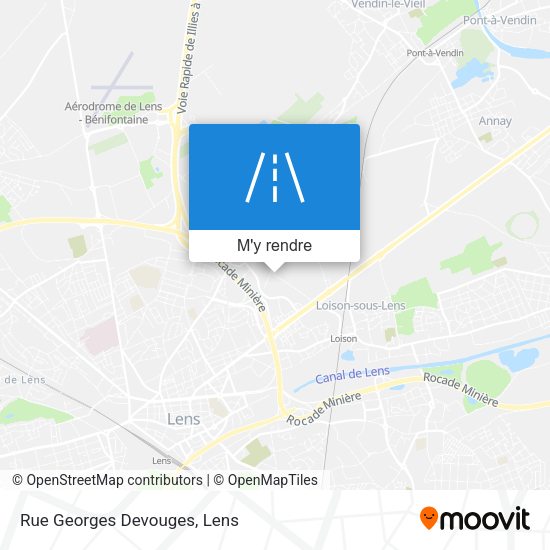 Rue Georges Devouges plan