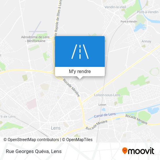 Rue Georges Quéva plan