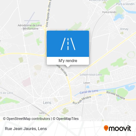 Rue Jean Jaurès plan