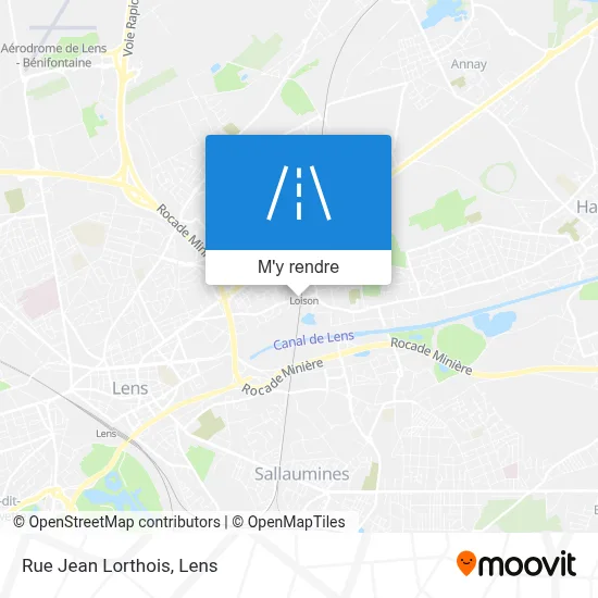 Rue Jean Lorthois plan