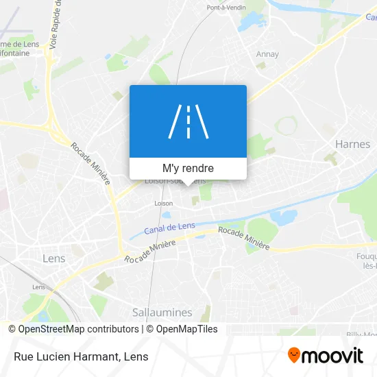 Rue Lucien Harmant plan