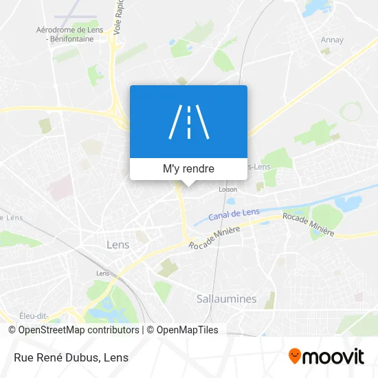 Rue René Dubus plan