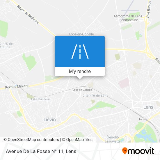 Avenue De La Fosse N° 11 plan