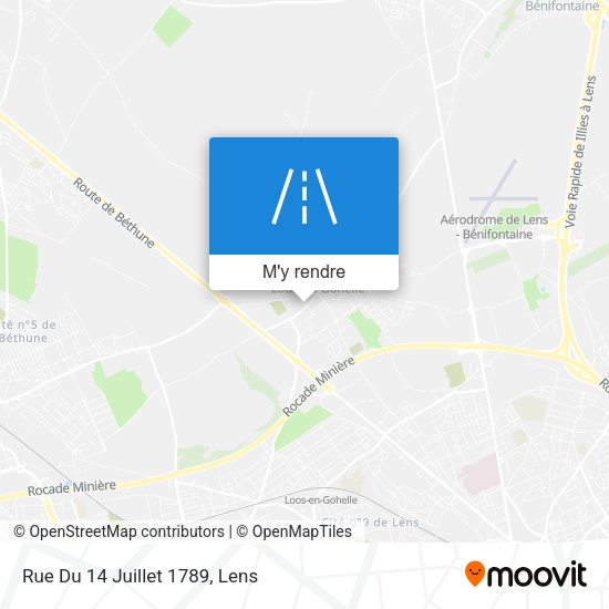 Rue Du 14 Juillet 1789 plan