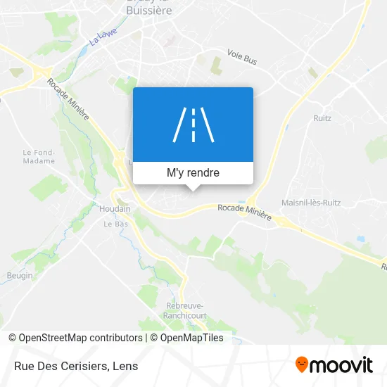 Rue Des Cerisiers plan