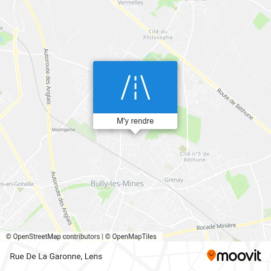 Rue De La Garonne plan