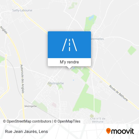 Rue Jean Jaurès plan
