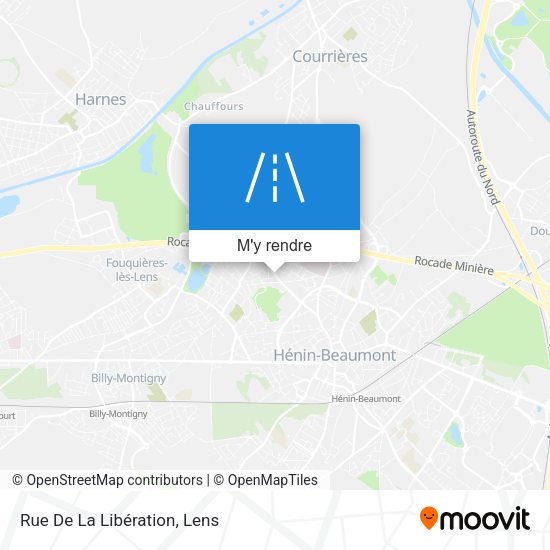 Rue De La Libération plan