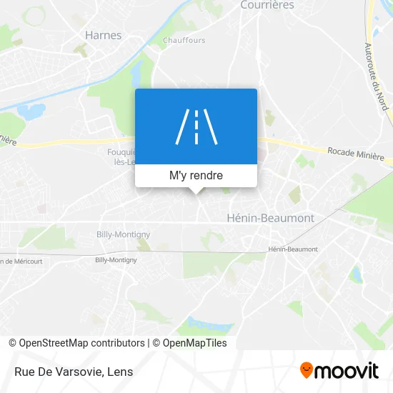 Rue De Varsovie plan