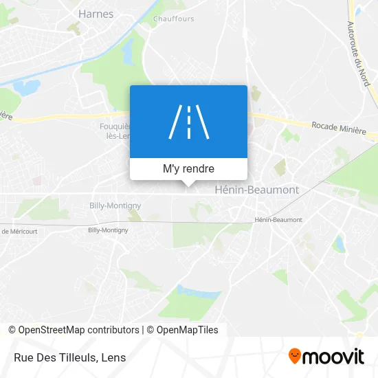 Rue Des Tilleuls plan