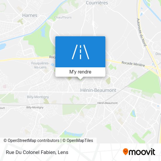 Rue Du Colonel Fabien plan