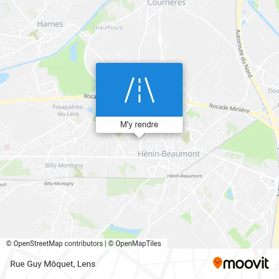 Rue Guy Môquet plan