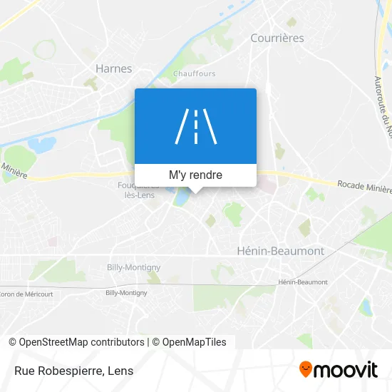 Rue Robespierre plan