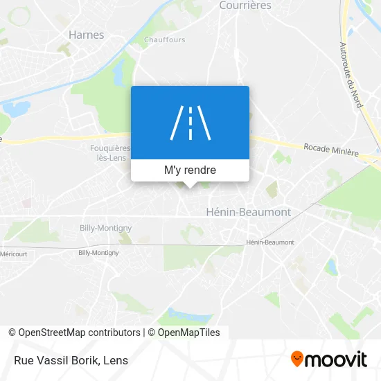 Rue Vassil Borik plan