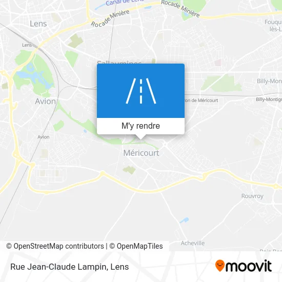 Rue Jean-Claude Lampin plan