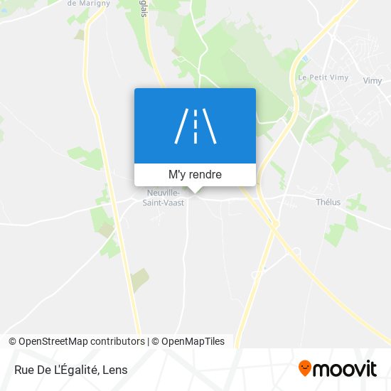 Rue De L'Égalité plan