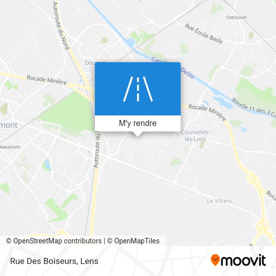 Rue Des Boiseurs plan