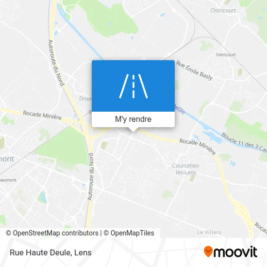 Rue Haute Deule plan