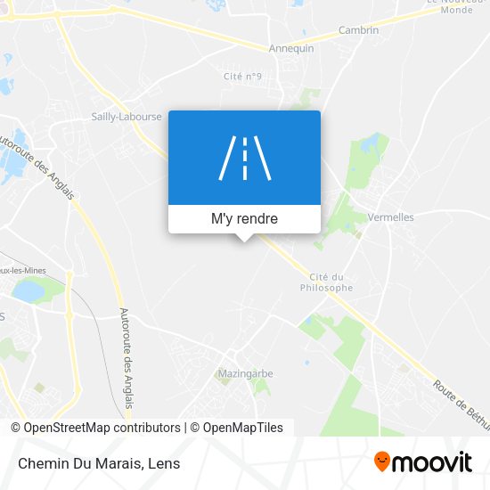 Chemin Du Marais plan