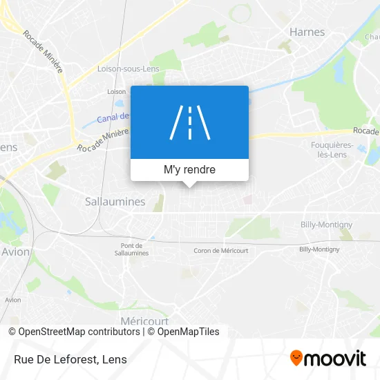 Rue De Leforest plan