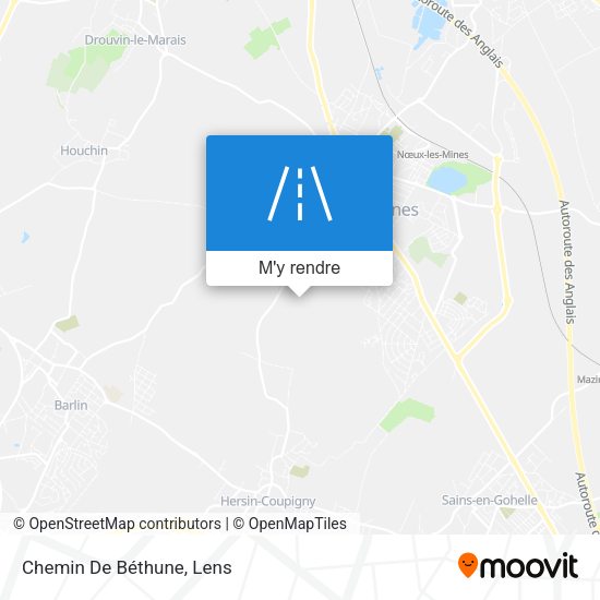 Chemin De Béthune plan