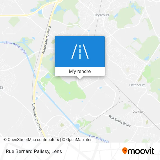 Rue Bernard Palissy plan