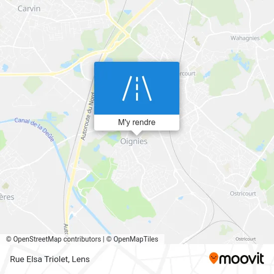 Rue Elsa Triolet plan