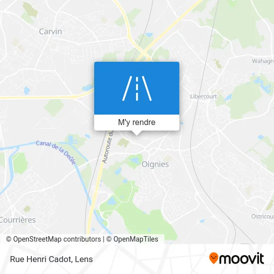 Rue Henri Cadot plan