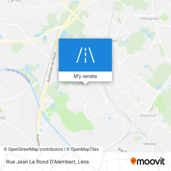 Rue Jean Le Rond D'Alembert plan