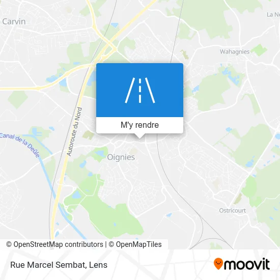 Rue Marcel Sembat plan