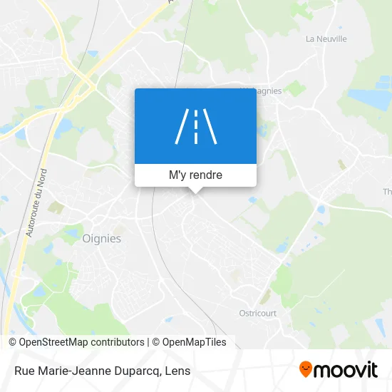 Rue Marie-Jeanne Duparcq plan