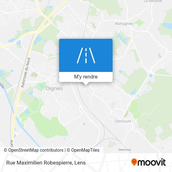Rue Maximilien Robespierre plan